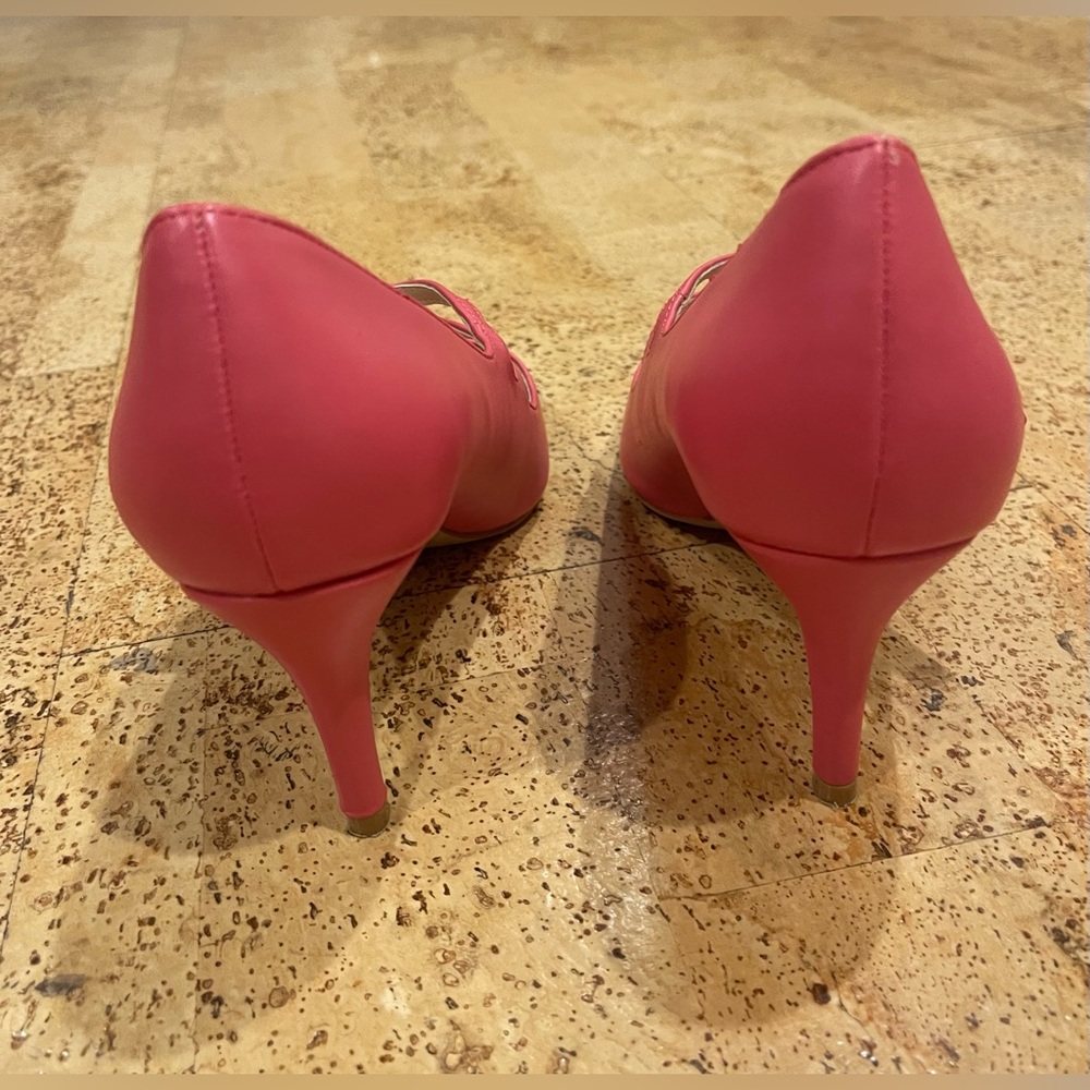 JOURNEE COLLECTION WOMENS SIDNEY PUMP Coral Size 8 - Picture 16 of 16